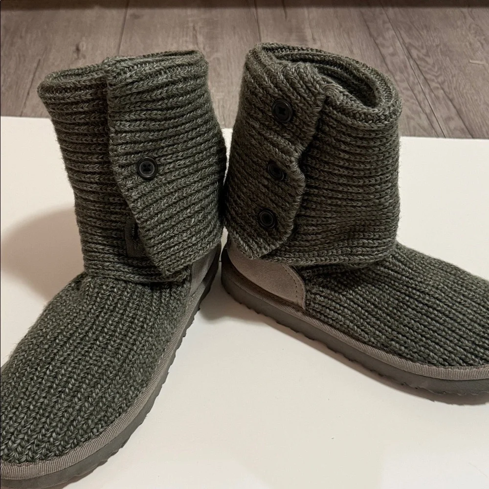 Authentic UGG Australia Classic Cardi boots Gray Size 8 - Picture 5 of 12